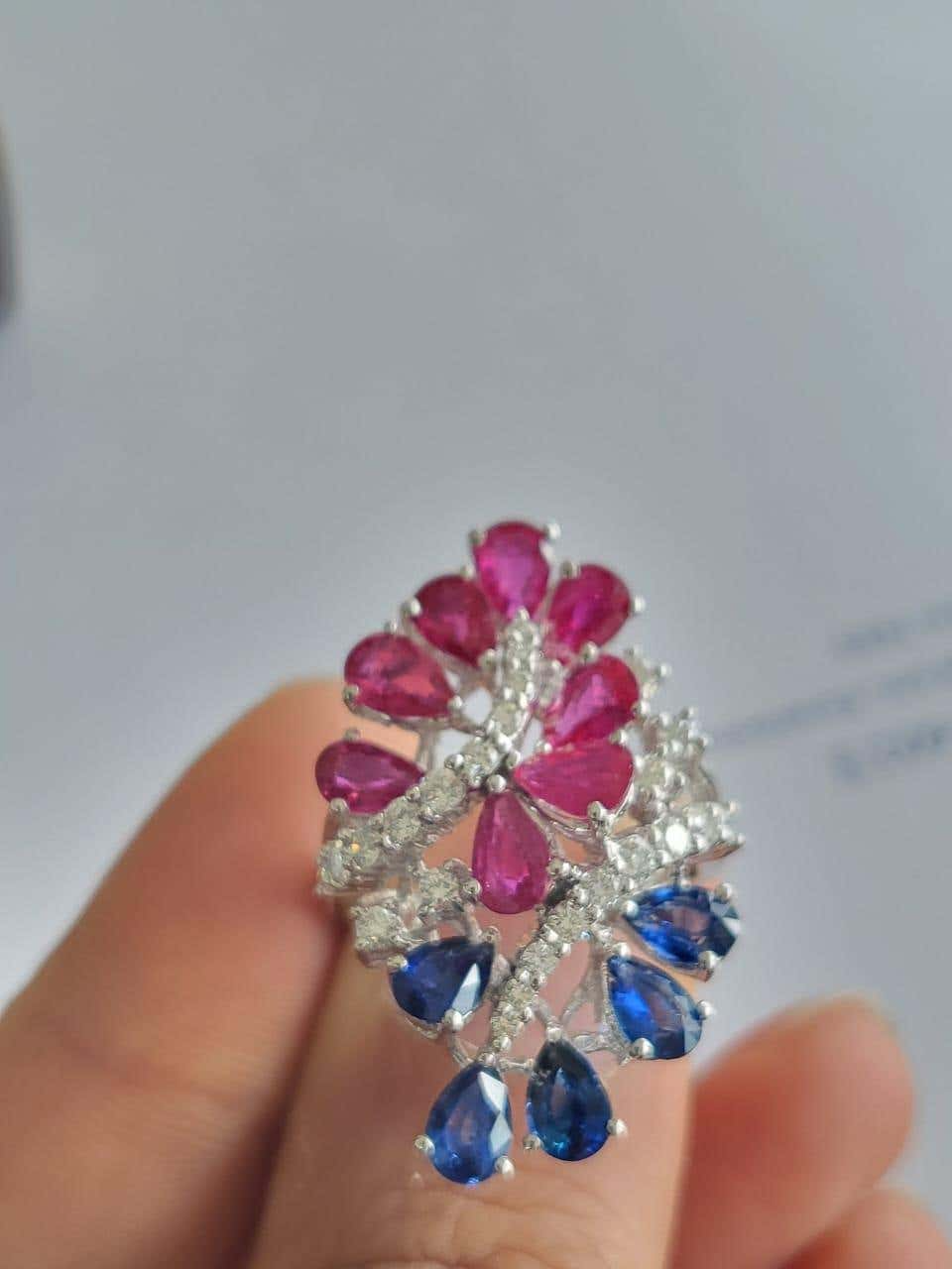 Engagement Ring in Ruby