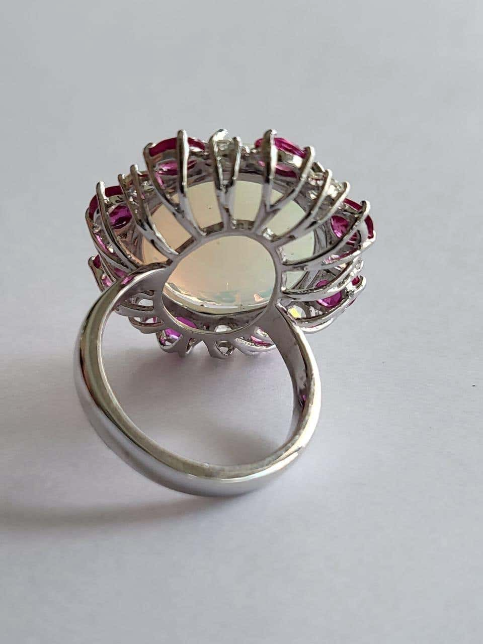 opal engagement rings 